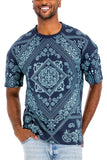 Weiv Mens Bandana Print TShirt