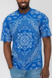 Weiv Mens Bandana Print TShirt